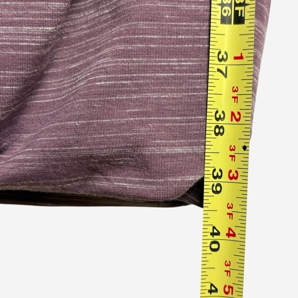 Athleta Avenues Blouson Mini Dress Size S Ruched Sides Super Soft Mauve Casual - Picture 9 of 12